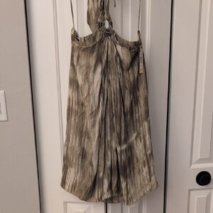 Alice + Olivia Brown Backless Dress